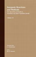 Inorganic Reactions and Methods, The Formation of Bonds to Transition and Inner-Transition Metals