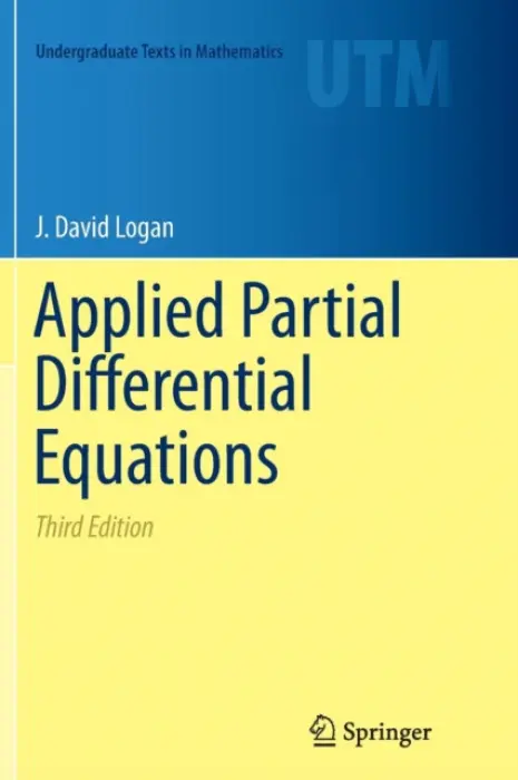 Applied Partial Differential Equations - Logan, J. David