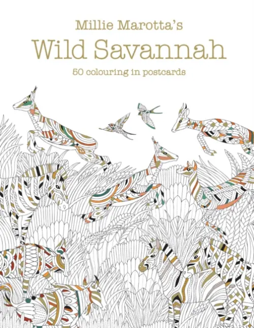 Millie Marotta's Wild Savannah Postcard Box - Marotta, Millie