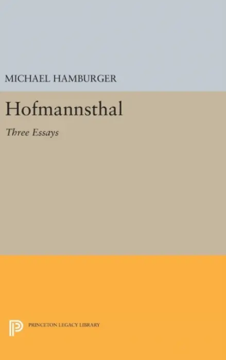 Hofmannsthal - Hamburger, Michael