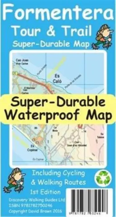Formentera Tour and Trail Super Durable Map - Brawn, David