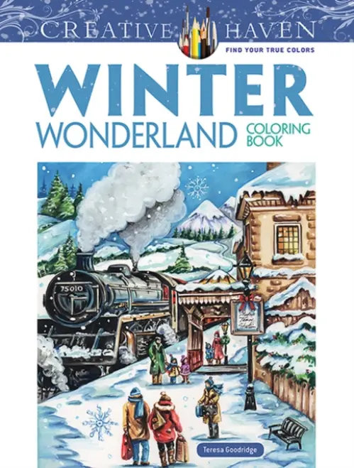 Creative Haven Winter Wonderland Coloring Book - Goodridge, Teresa