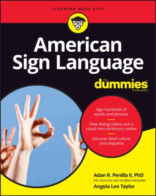 American Sign Language For Dummies with Online Videos - Penilla, Adan R. a Taylor, Angela Lee