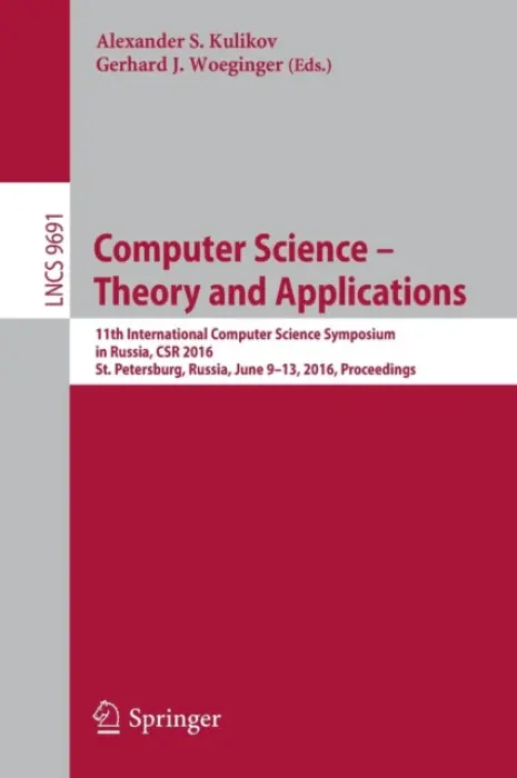 Computer Science - Theory and Applications