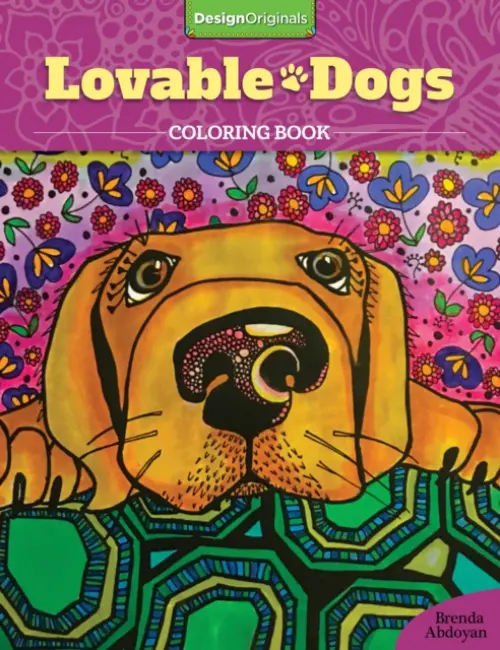 Lovable Dogs Coloring Book - Abdoyan, Brenda