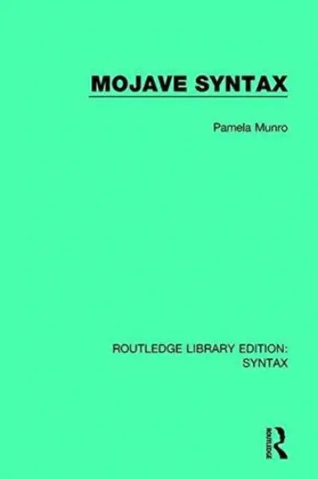 Mojave Syntax - Munro, Pamela