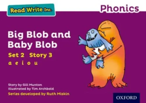 Read Write Inc. Phonics: Big Blob and Baby Blob (Purple Set 2 Storybook 3) - Munton, Gill