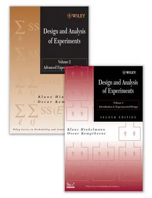 Design and Analysis of Experiments Set - Hinkelmann, Klaus (Virginia Polytechnic Institute, USA) a Kempthorne, Oscar (Iowa State University, USA)