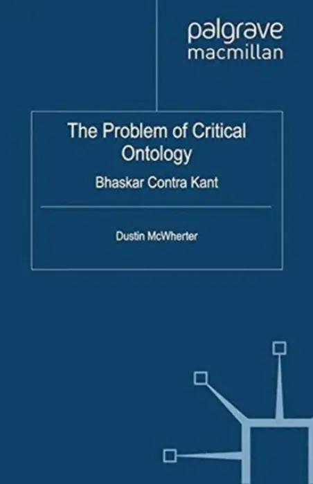 Problem of Critical Ontology - McWherter, D.
