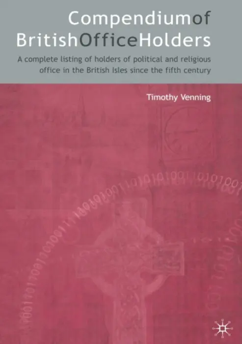 Compendium of British Office Holders - Venning, Timothy