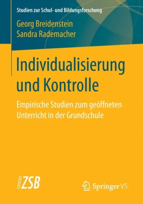 Individualisierung und Kontrolle - Breidenstein, Georg a Rademacher, Sandra