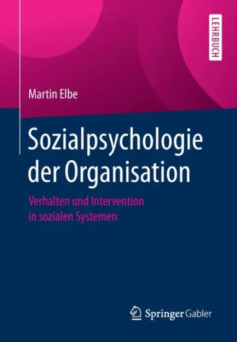 Sozialpsychologie der Organisation - Elbe, Martin