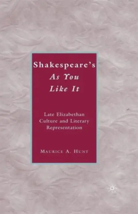 Shakespeare's As You Like It - Hunt, M.