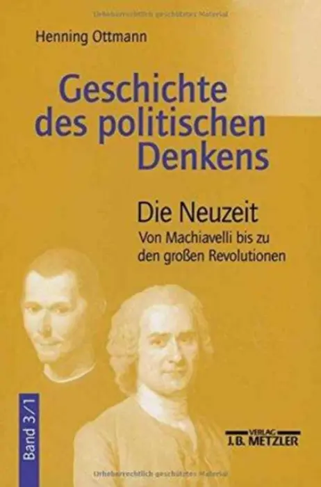 Geschichte des politischen Denkens - Henning Ottmann
