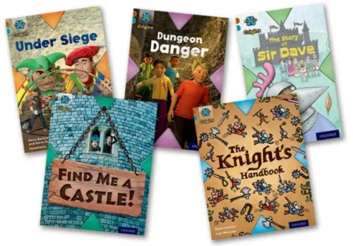 Project X Origins: Brown Book Band, Oxford Level 9: Knights and Castles: Mixed Pack of 5 - Barlow, Steve a Skidmore, Steve a Llewllyn, Claire a Dougherty, John a Axten-Higgs, Rachel