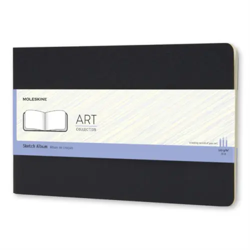 Moleskine - čierny skicár