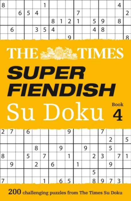 TIMES SUPER FIENDISH SU DOKU 4 - The Times Mind Games