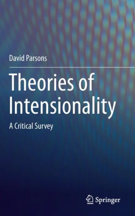 Theories of Intensionality - Parsons, David