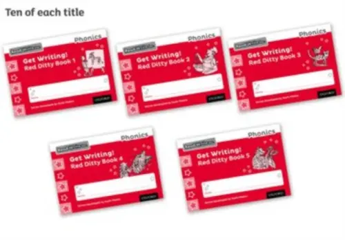 Read Write Inc. Phonics: Get Writing! Red Ditty Books 1-5 Pack of 50 - Miskin, Ruth