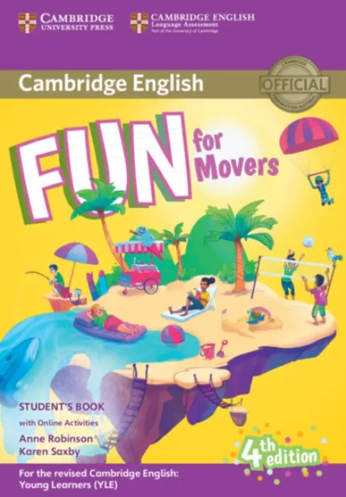 Fun for Movers Student's Book with Online Activities with Audio - Robinson, Anne a Saxby, Karen
