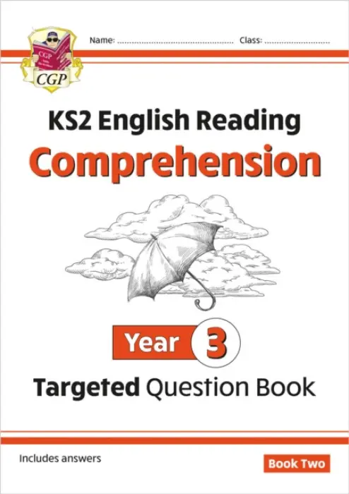 KS2 English Year 3 Reading Comprehension Targeted Question Book - Book 2 (with Answers) - CGP Books