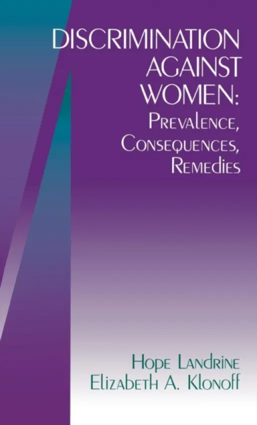 Discrimination against Women - Landrine, Hope a Klonoff, Elizabeth Adele