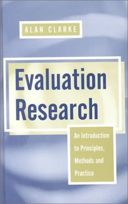 Evaluation Research - Clarke, Alan