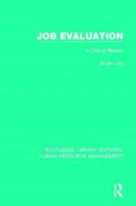 Job Evaluation - Livy, Bryan