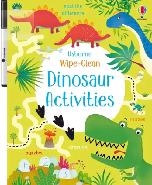 Wipe-Clean Dinosaur Activities - Kirsteen Robson, Dania Florino (ilustrátor)