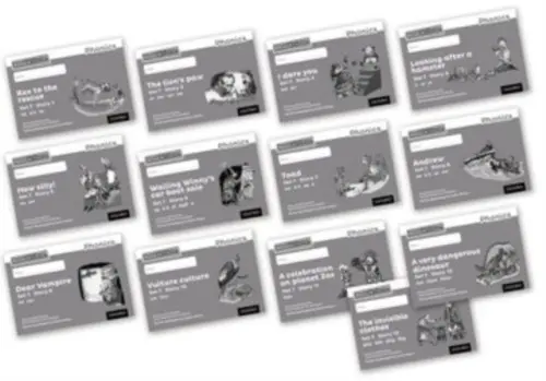 Read Write Inc. Phonics: Grey Set 7 Core Black & White Storybooks (Mixed Pack of 13) - Munton, Gill