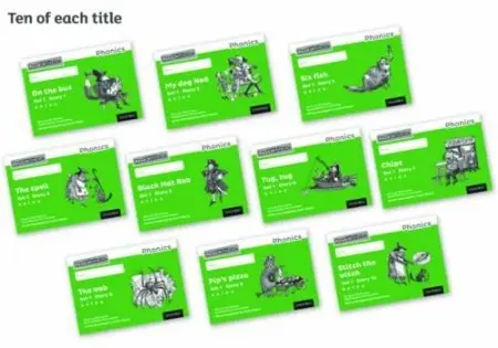Read Write Inc. Phonics: Green Set 1 Core Black & White Storybooks (Pack of 100) - Munton, Gill