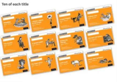 Read Write Inc. Phonics: Orange Set 4 Core Black & White Storybooks (Pack of 120) - Munton, Gill