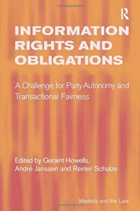 Information Rights and Obligations - Janssen, Andre