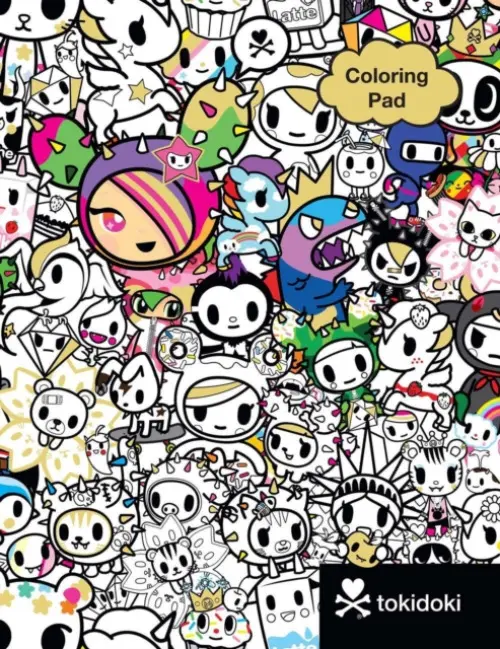 tokidoki Coloring Pad - Tokidoki