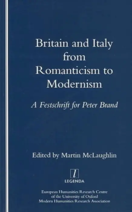 Britain and Italy from Romanticism to Modernism - McLaughlin, Martin