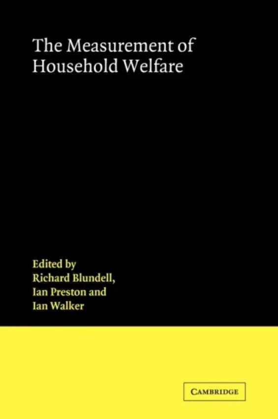 Measurement of Household Welfare