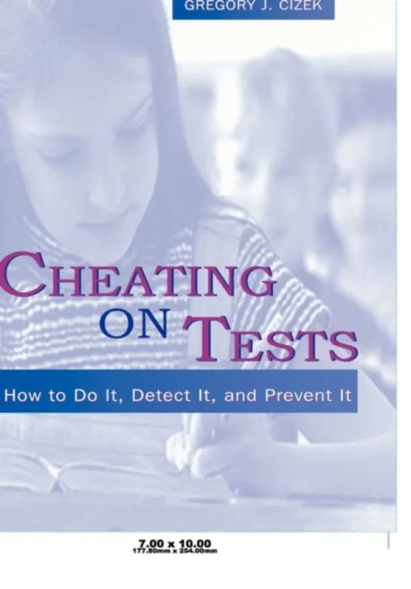 Cheating on Tests - Cizek, Gregory J.