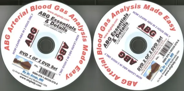 ABG -- Arterial Blood Gas Analysis Made Easy - 2 DVD Set (PAL Format) - Anup, Dr A B, MD