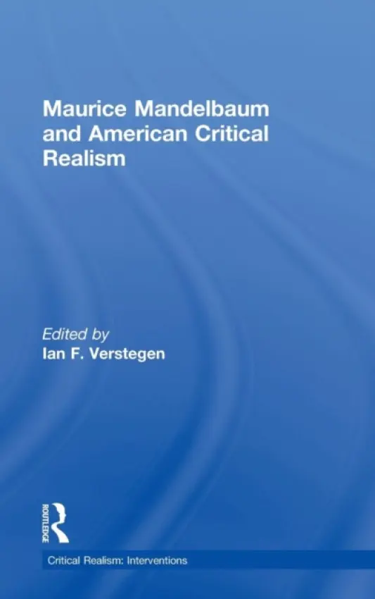 Maurice Mandelbaum and American Critical Realism