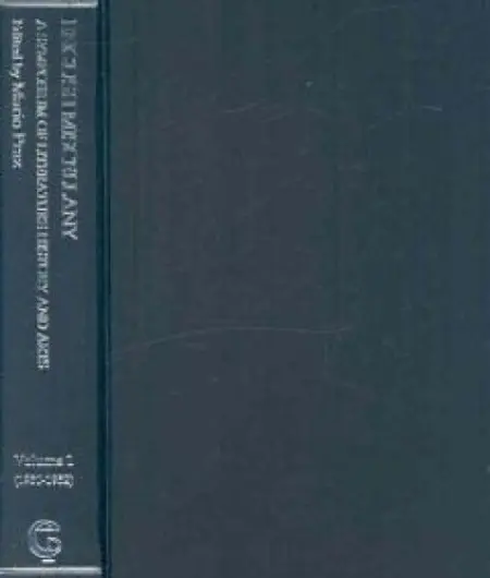 Mario Praz: A Symposium of Literature, History and Arts: English Miscellany Part 2