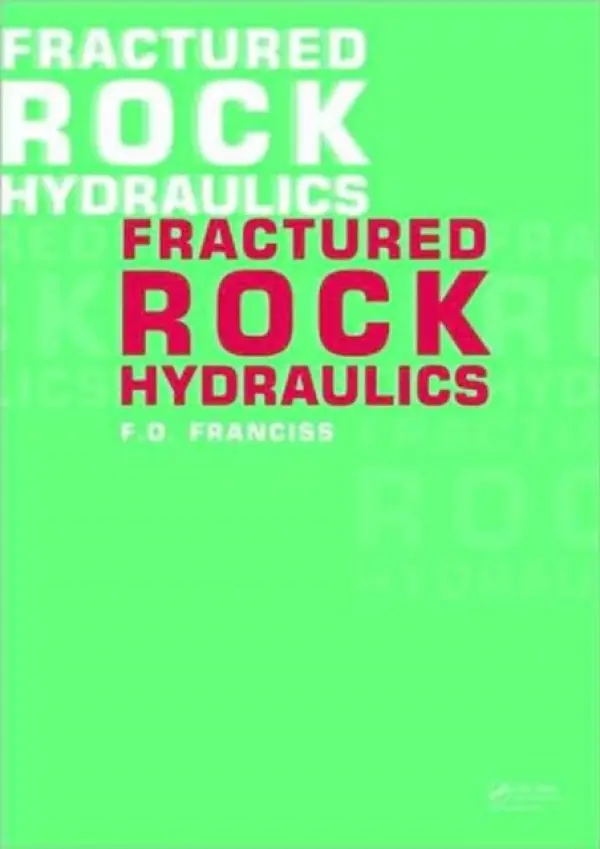 Fractured Rock Hydraulics