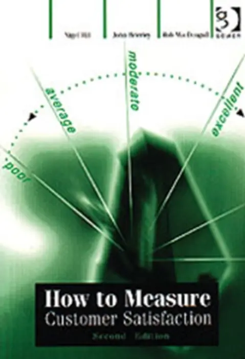 How to Measure Customer Satisfaction - Hill, Nigel a Brierley, John