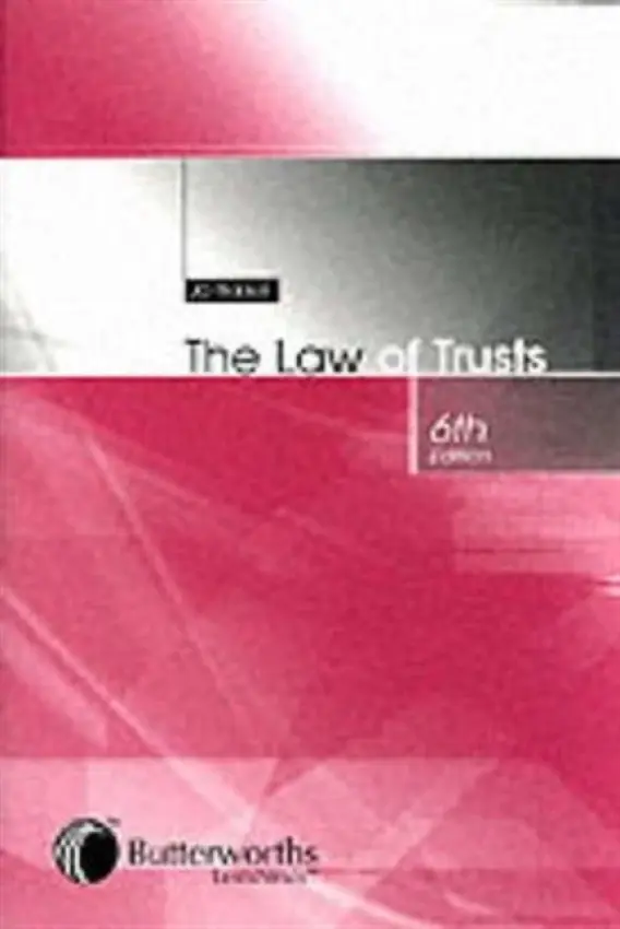 Law of Trusts - Riddall, J. G. (of the Inner Temple, Barrister at Law, formerly Senior Lecturer in Law, University of Leeds)