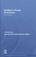 Studies in Social Economics - Walras, Leon