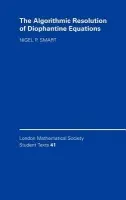 Algorithmic Resolution of Diophantine Equations - Smart, Nigel P. (Hewlett-Packard Laboratories, Bristol)
