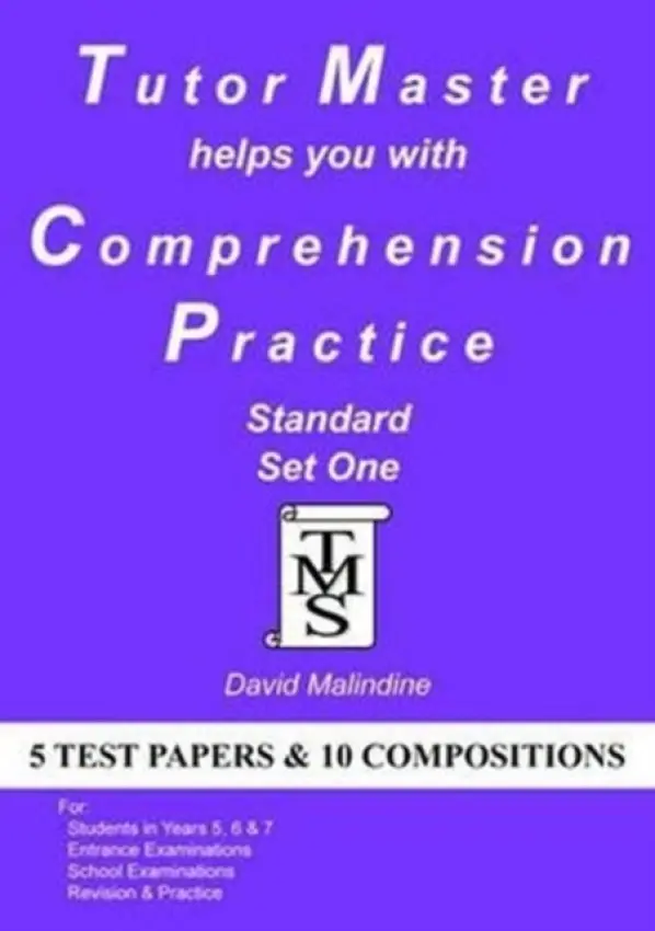 Tutor Master Helps You with Comprehension Practice - Malindine, David