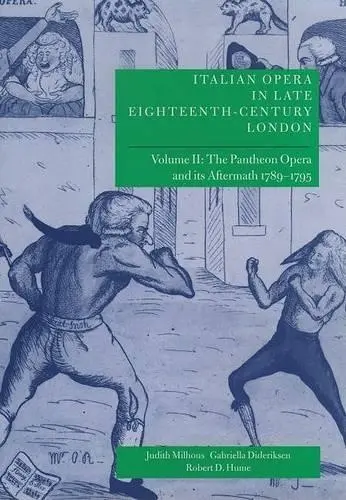 Italian Opera in Late Eighteenth-Century London: Volume 2: The Pantheon Opera and its Aftermath 1789-1795 - Milhous, Judith (Distinguished Professor, Ph.D. Program in Theatre, Distinguished Professor, Ph.D. Program in Theatre, City University of New York) a Dideriksen, Gabriella (Research Fellow, Department of Music, Research Fellow, Department of Music, Universi