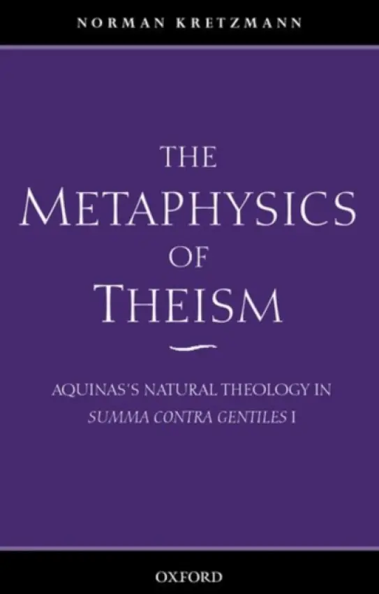 Metaphysics of Theism - Kretzmann, Norman (, Cornell University, New York (deceased))