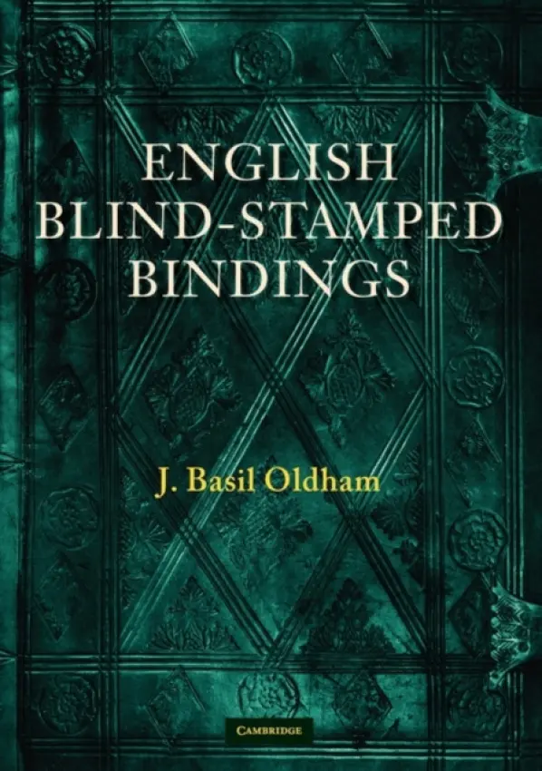 English Blind Stamped Bindings - Oldham