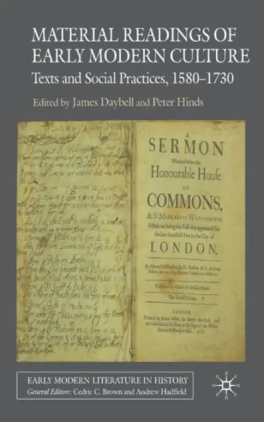 Material Readings of Early Modern Culture